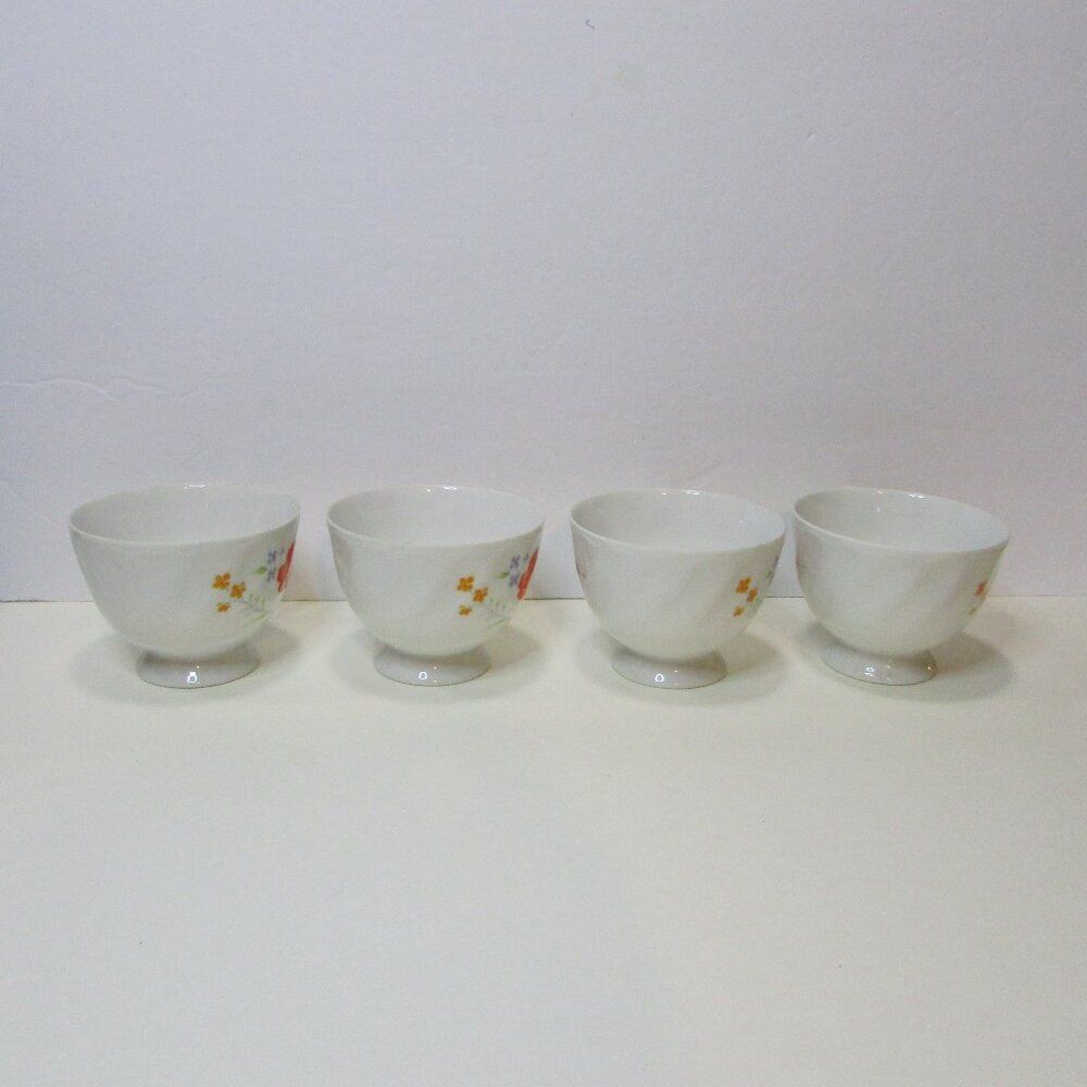 lot 4 vtg Nichinan fine porcelain tea cup and saucer Fairlady floral Japan set - Picture 8 of 10